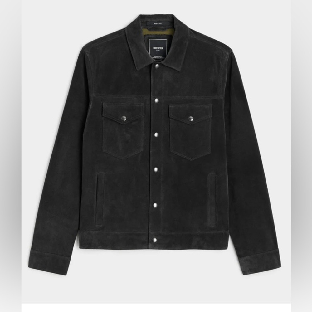 TODD SNYDER ITALIAN SUEDE SNAP DYLAN
JACKET